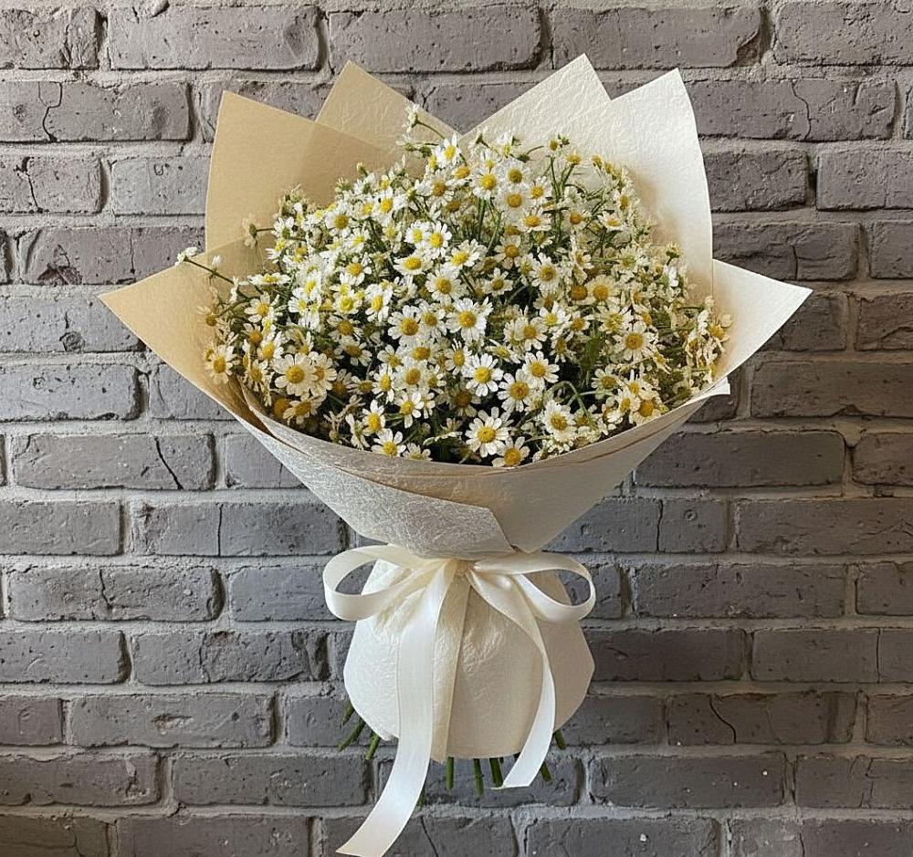 Букет цветов из: Ромашки в Новосергиевской