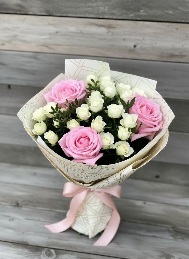 Букет цветов из: Розы в Новосергиевской