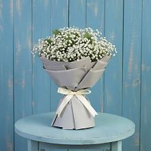 Букет цветов из:  Гипсофила в Новосергиевской