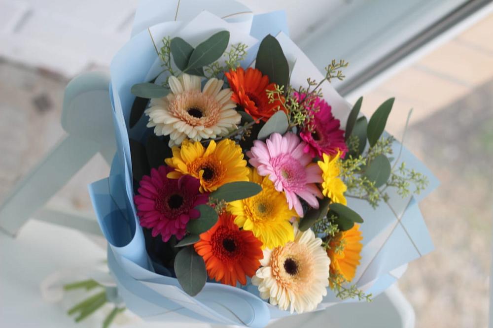 Букет цветов из: Герберы в Новосергиевской