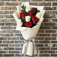 Букет цветов из:  Розы в Новосергиевской