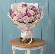 Букет цветов из:  Розы #REPLACE_PRED# Новосергиевской