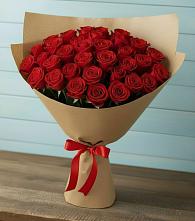 Букет Красные розы Милано в Новосергиевской
