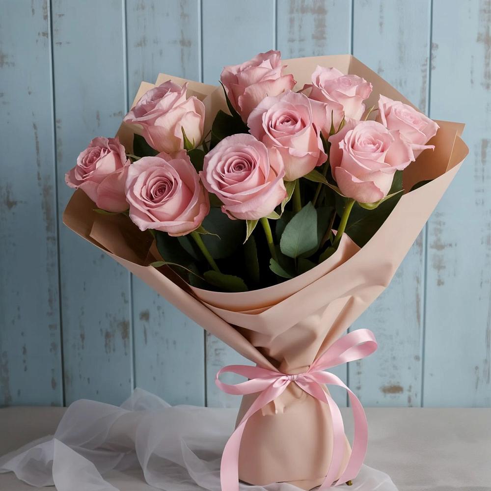 Букет цветов из: Розы в Новосергиевской