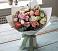Букет цветов из: Розы, Лизиантусы и Гвоздики в Новосергиевской