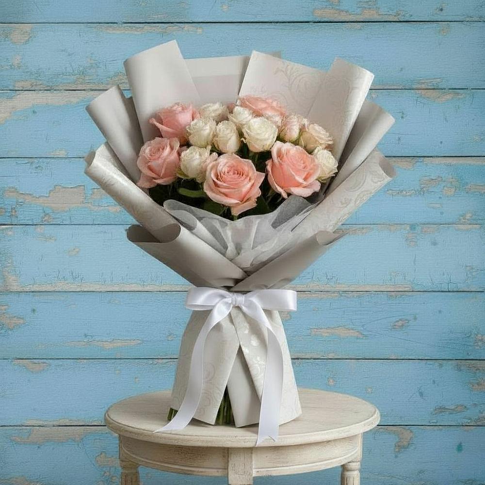 Букет цветов из: Розы в Новосергиевской