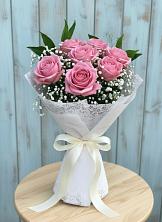 Букет цветов из:  Розы в Новосергиевской