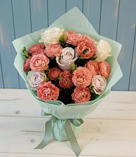 Букет цветов из:  Розы в Новосергиевской