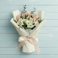 Букет цветов из:  Альстромерии в Новосергиевской
