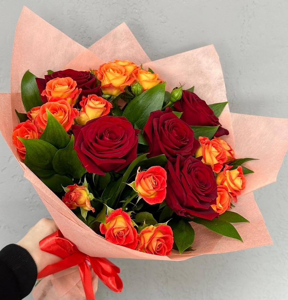 Букет Любовь и восторг в Новосергиевской