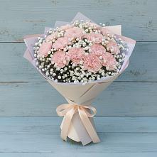 Букет цветов из:  Гвоздики в Новосергиевской