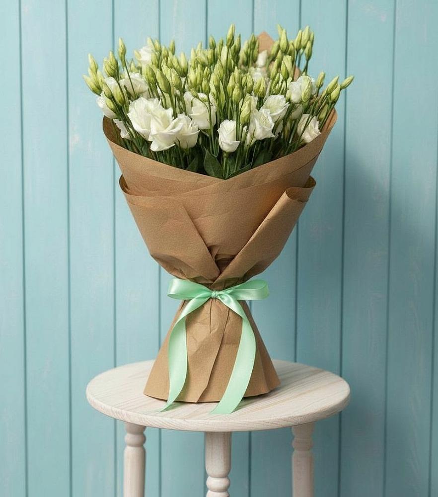 Букет цветов из: Лизиантусы в Новосергиевской