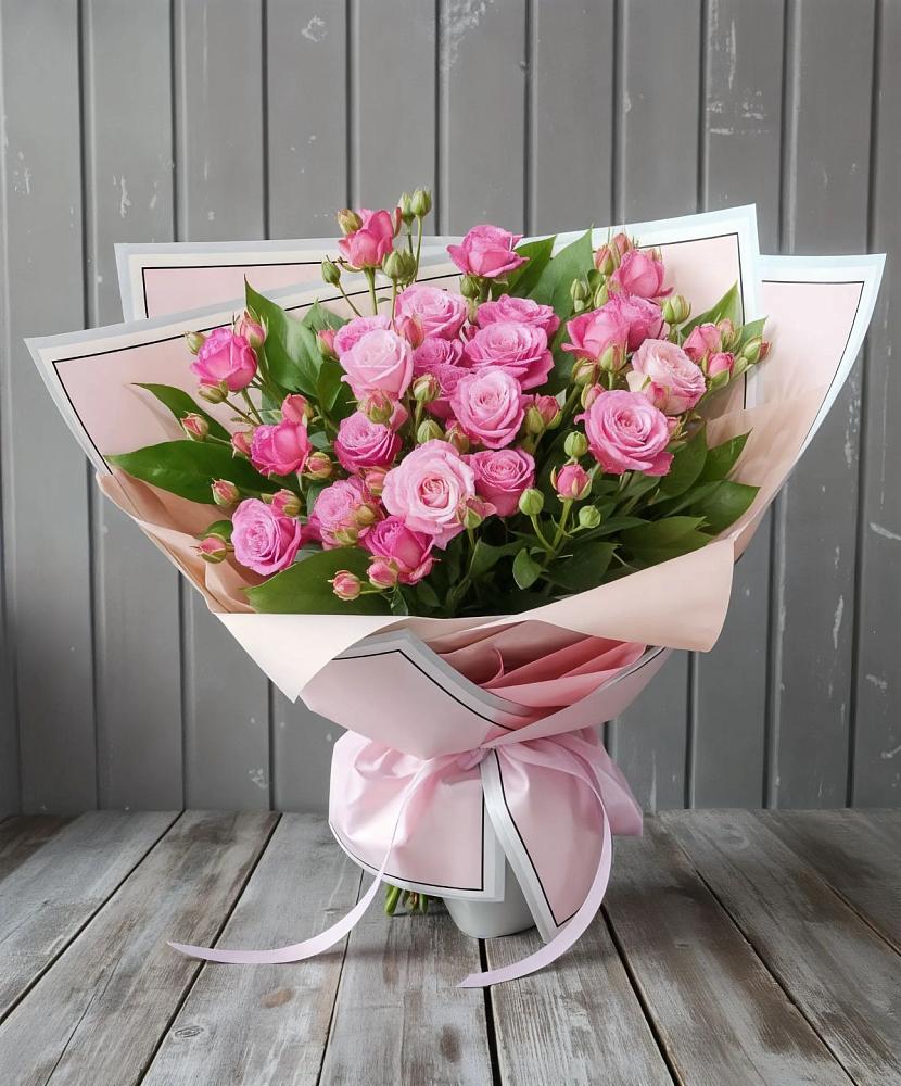 Букет Розовый кустик в Новосергиевской