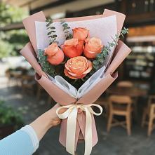 Букет цветов из:  Розы в Новосергиевской