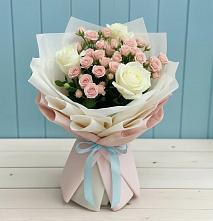 Букет цветов из:  Розы #REPLACE_PRED# Новосергиевской