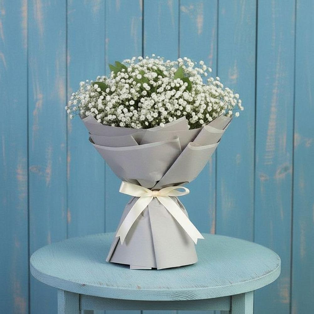 Букет цветов из: Гипсофила в Новосергиевской