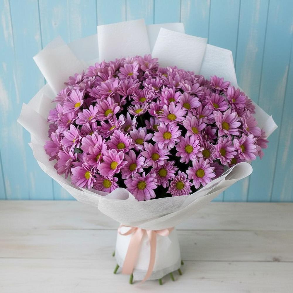 Букет цветов из: Хризантемы в Новосергиевской