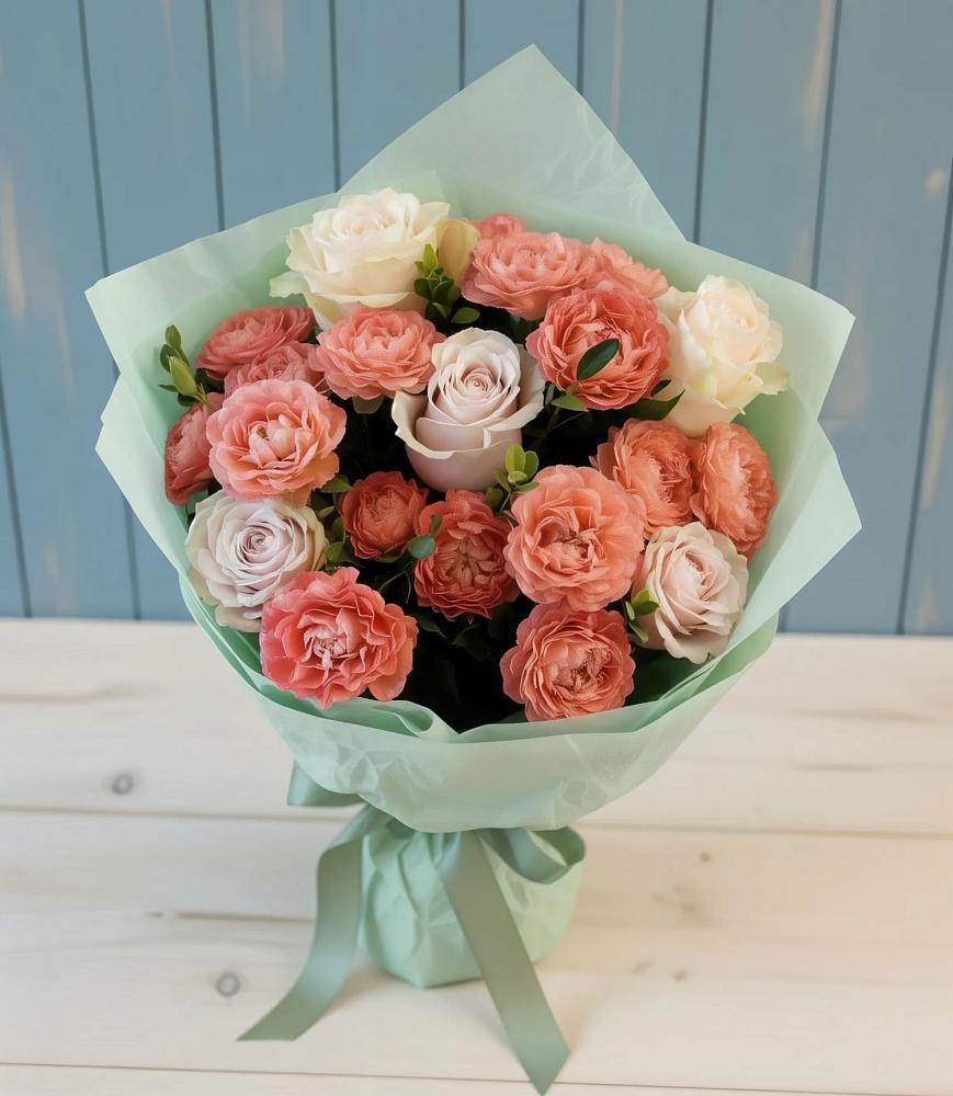 Букет цветов из: Розы в Новосергиевской