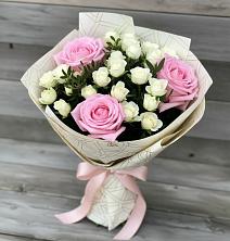 Букет цветов из:  Розы в Новосергиевской