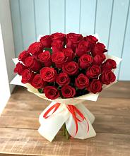 Букет 29 Красных роз в Новосергиевской