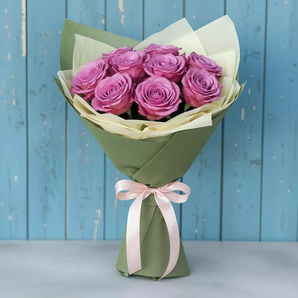 Букет Розы Фёрст Леди в Новосергиевской