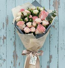 Букет цветов из:  Розы в Новосергиевской