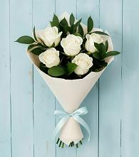 Букет цветов из:  Розы в Новосергиевской