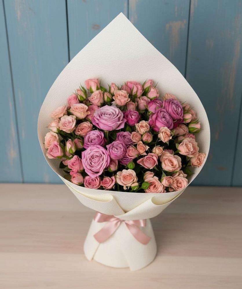 Букет цветов из: Розы в Новосергиевской