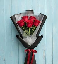 Букет цветов из:  Розы в Новосергиевской