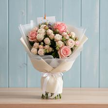 Букет цветов из:  Розы в Новосергиевской