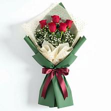 Букет цветов из:  Розы в Новосергиевской