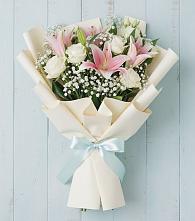 Букет цветов из:  Лилии в Новосергиевской
