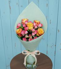 Букет цветов из:  Розы в Новосергиевской